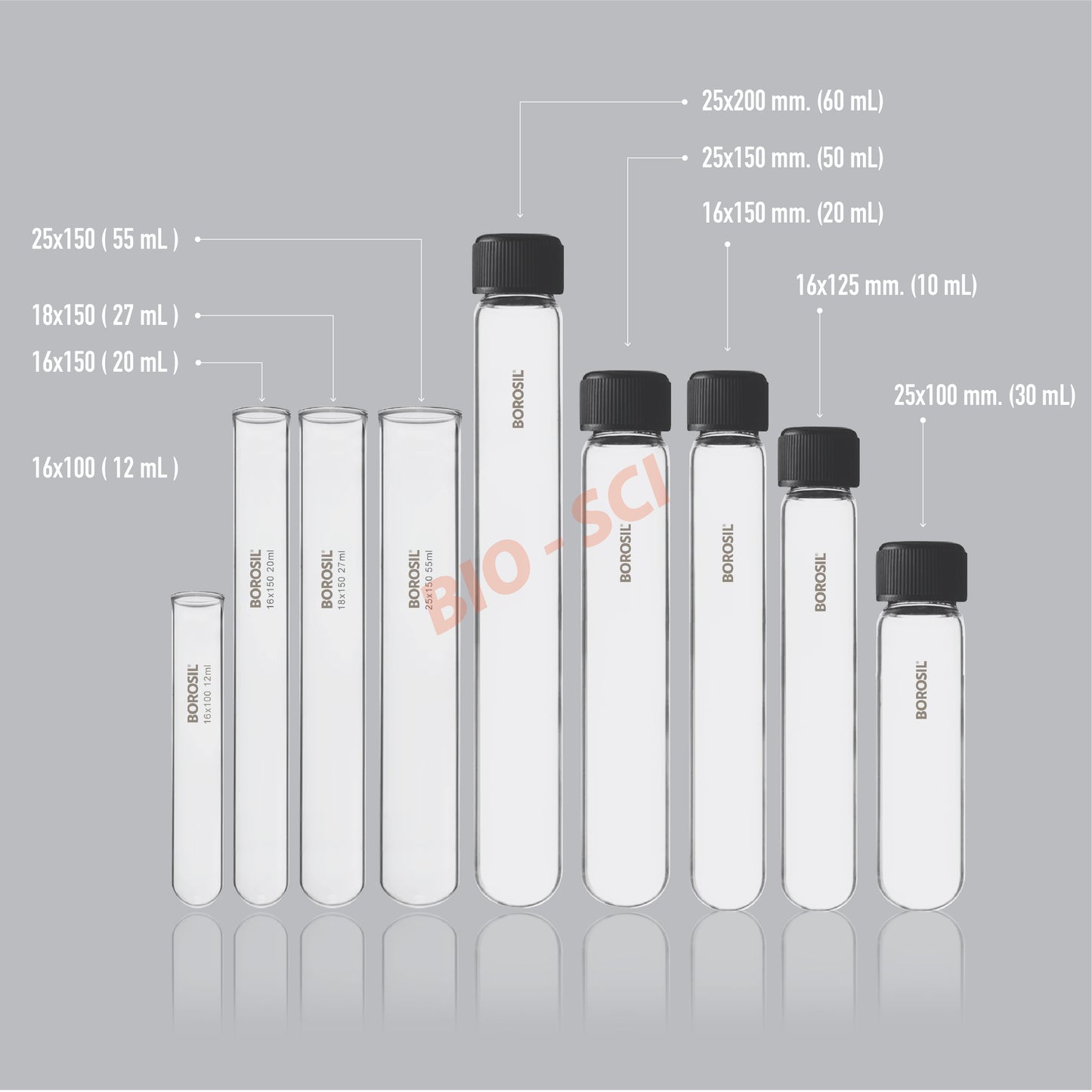 Glass Test Tube ( BOROSIL® )