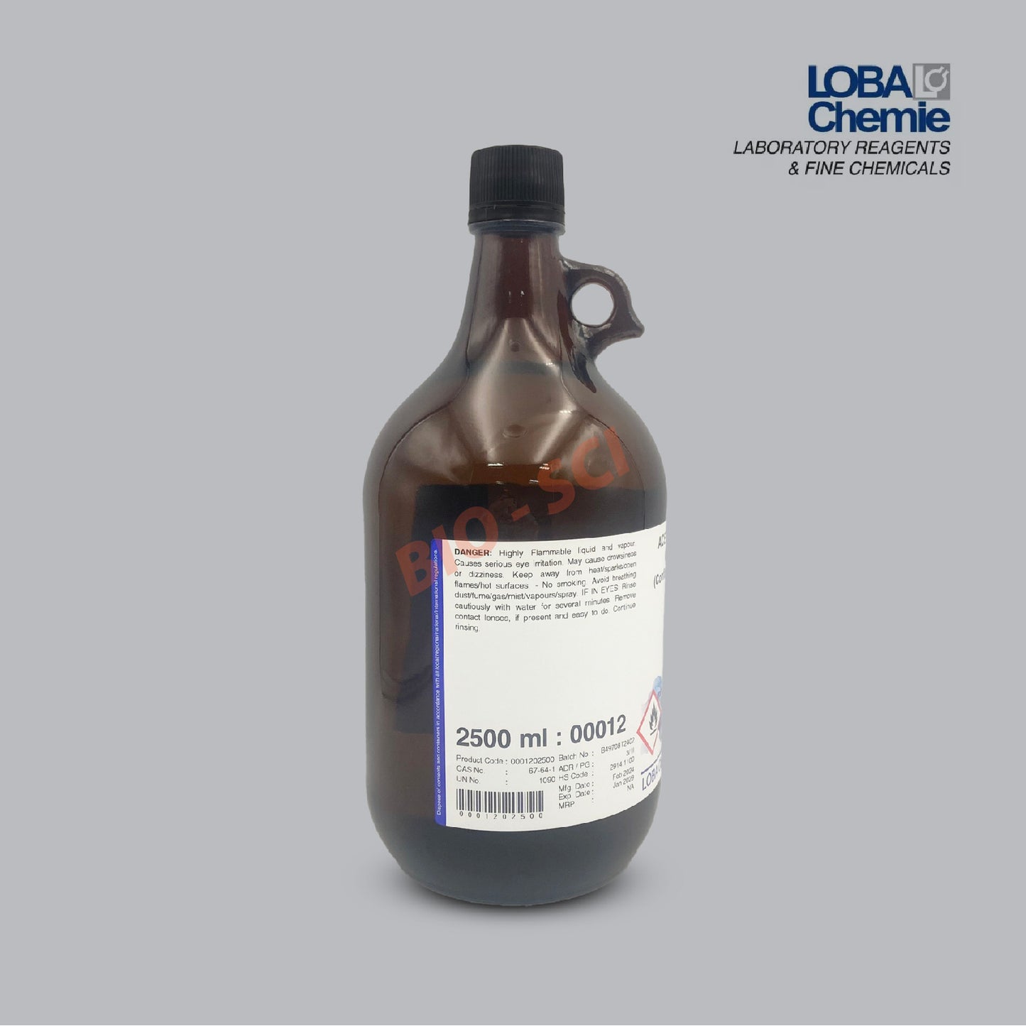 Acetone 99.5% AR / ACS (LOBA Chemie)