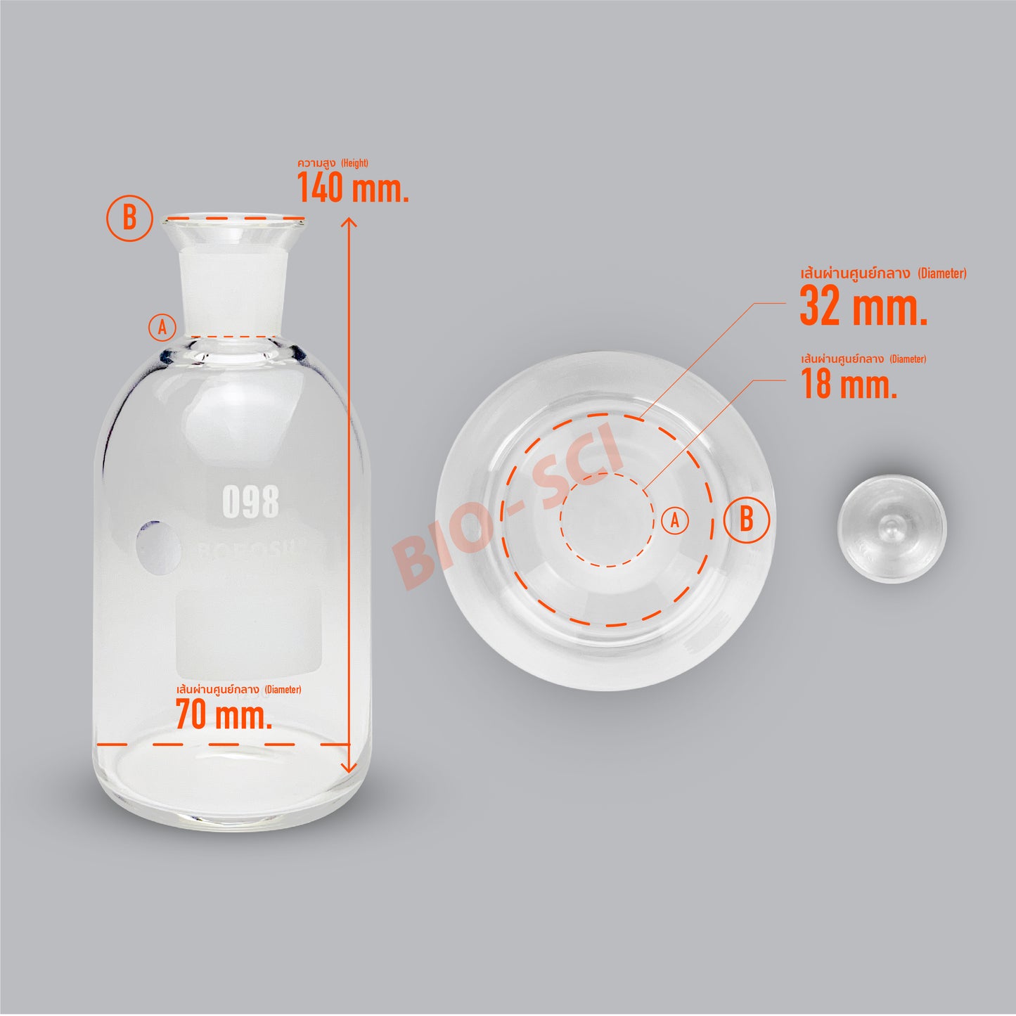 BOD Bottle ( BOROSIL® )