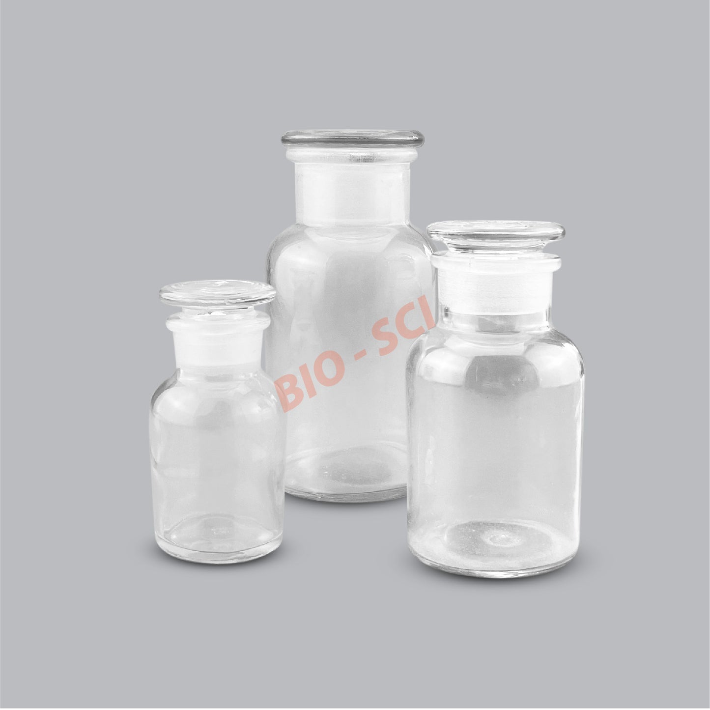 Glass Reagent Bottle with Stopper