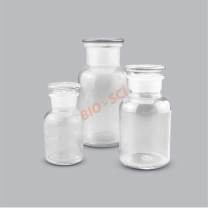 Glass Reagent Bottle with Stopper