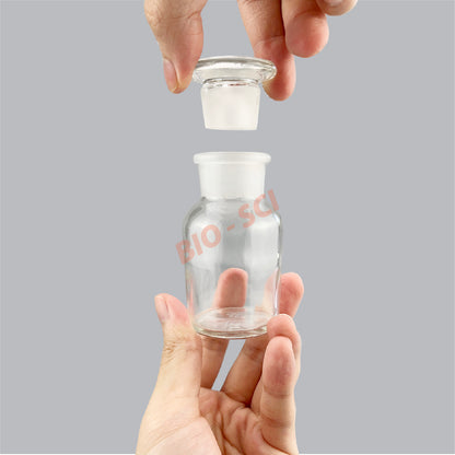 Glass Reagent Bottle with Stopper