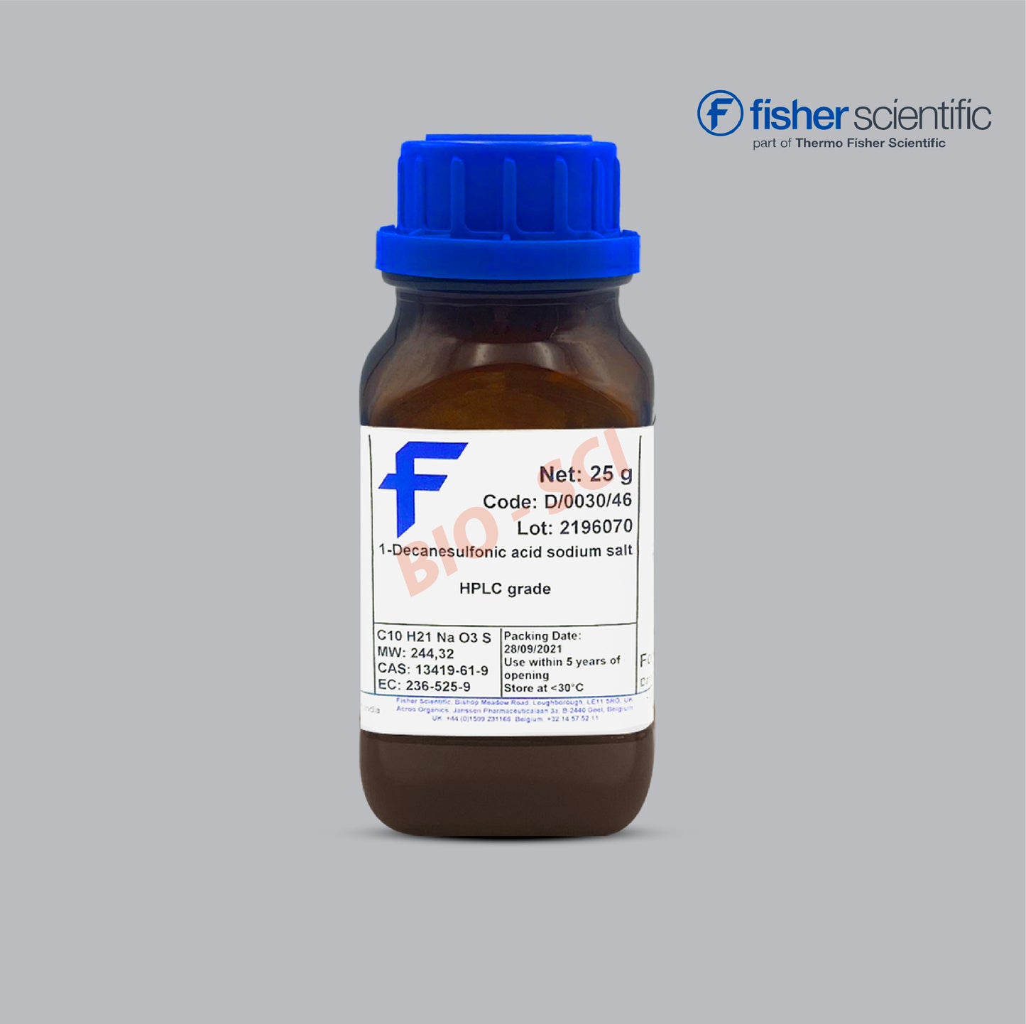 1-Decanesulfonic Acid Sodium Salt, Ion Pair Chromatography (HPLC Grade), (Fisher Chemical™)