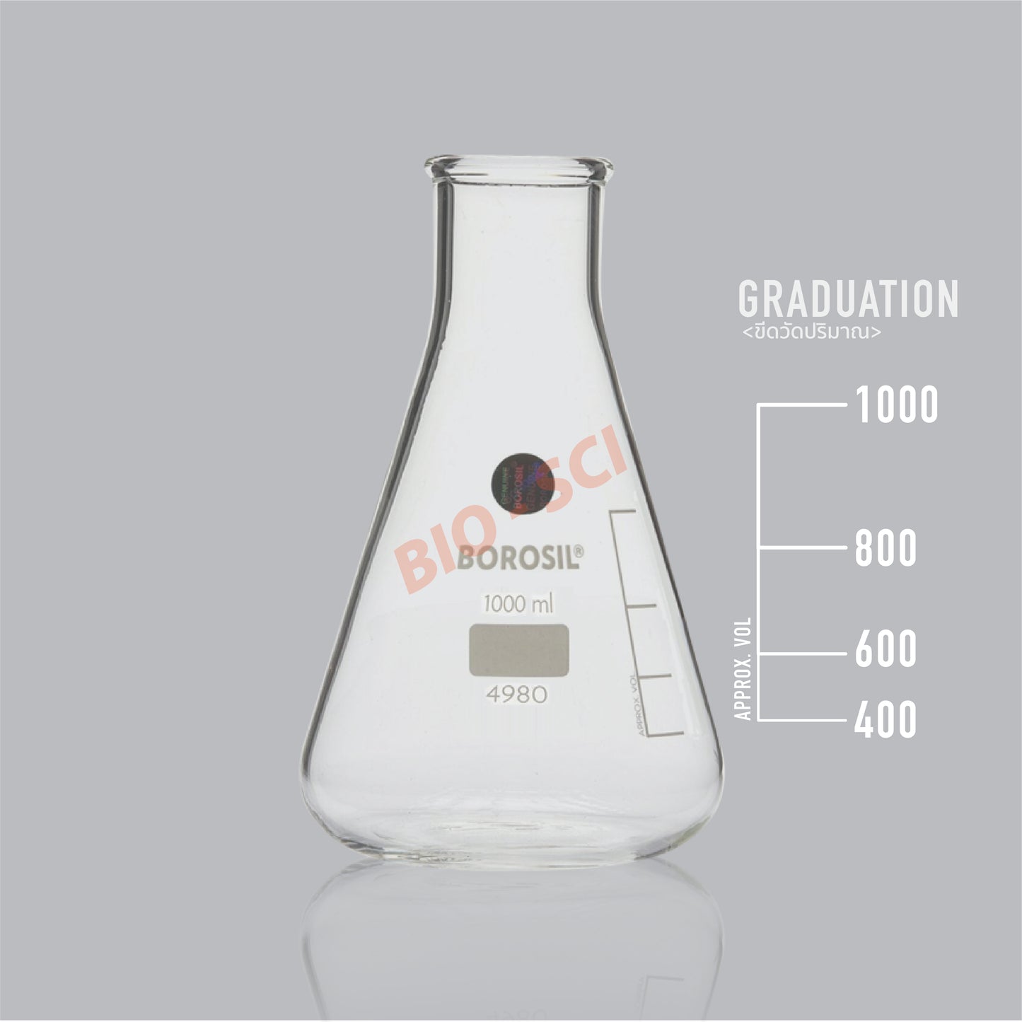 Erlemeyer Flask ( Borosil® )