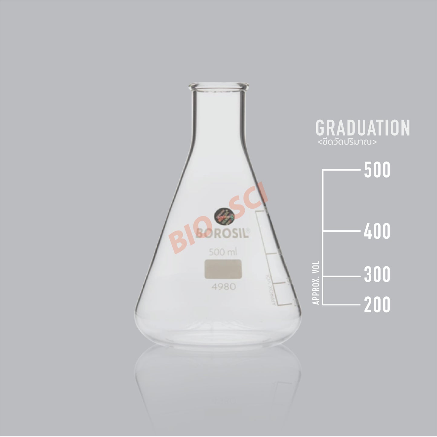 Erlemeyer Flask ( Borosil® )