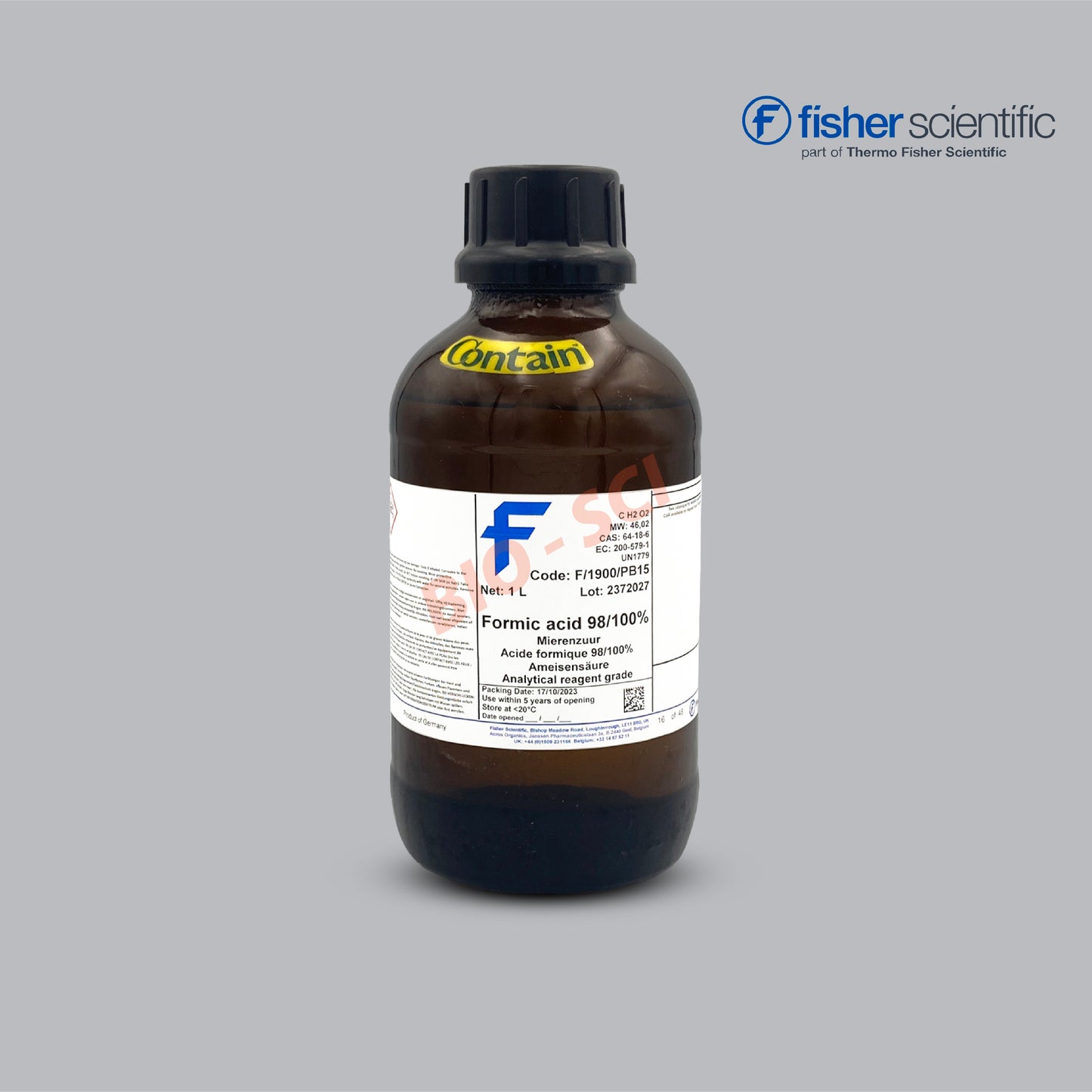 Formic Acid, 98-100%, Certified AR (Fisher Chemical™)