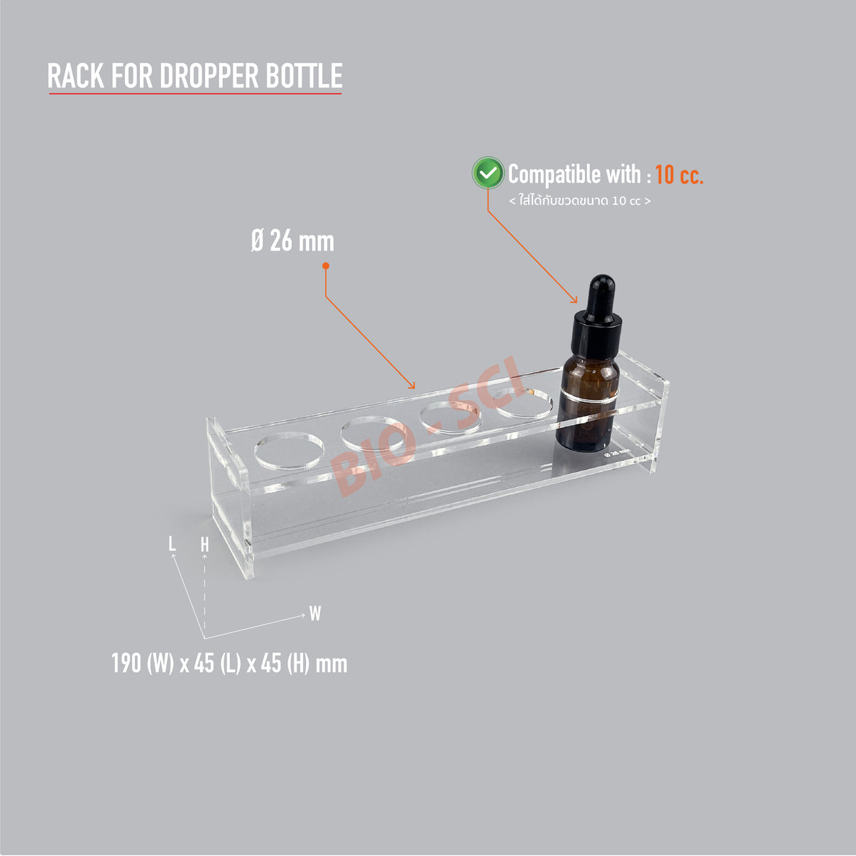 Dropper Bottle Rack – Bio-Sci