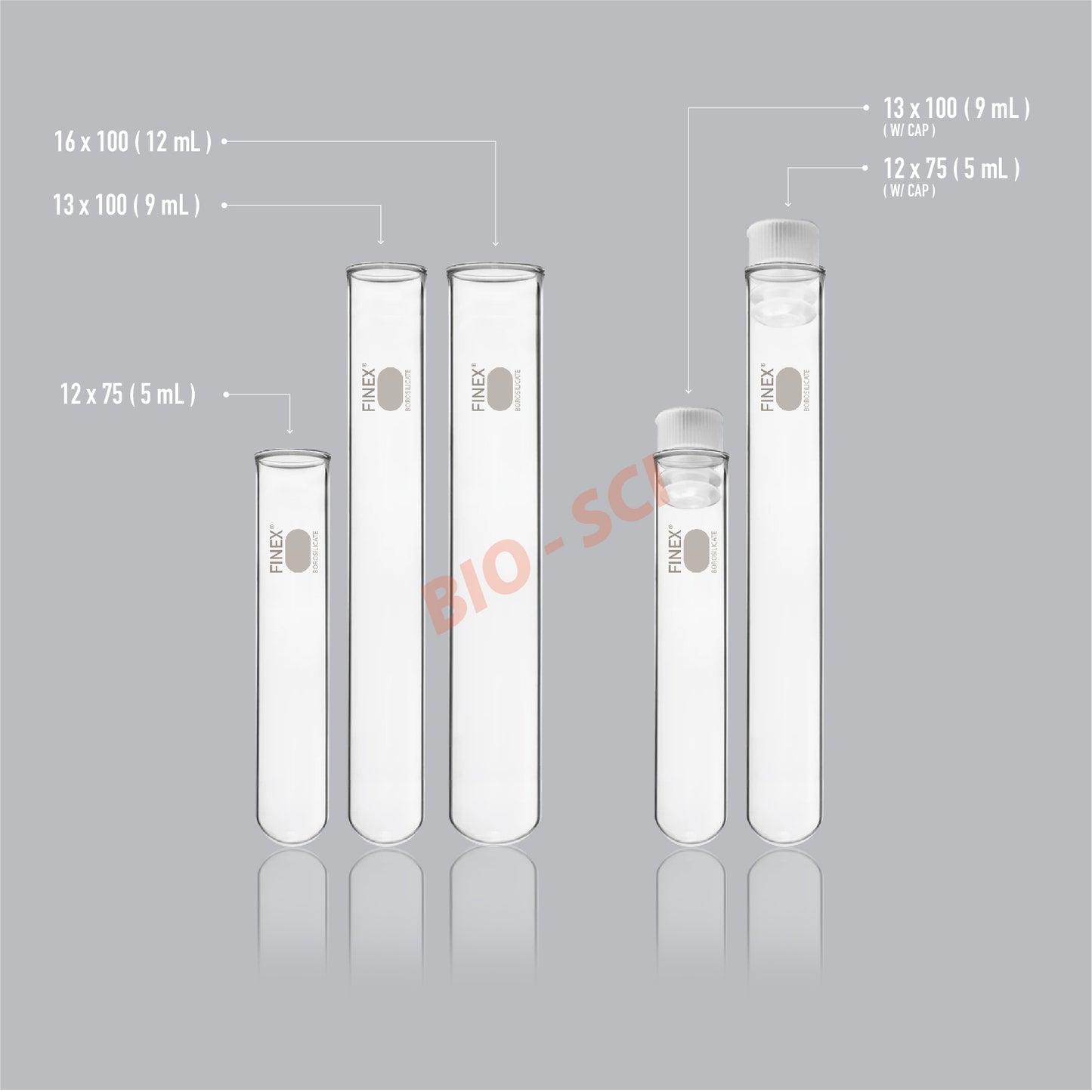 Glass Test Tube ( FINEX® )