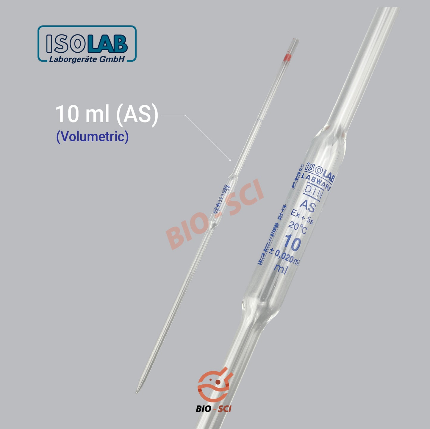 Measuring Pippette Volumetric/Graduated (ISOLAB)