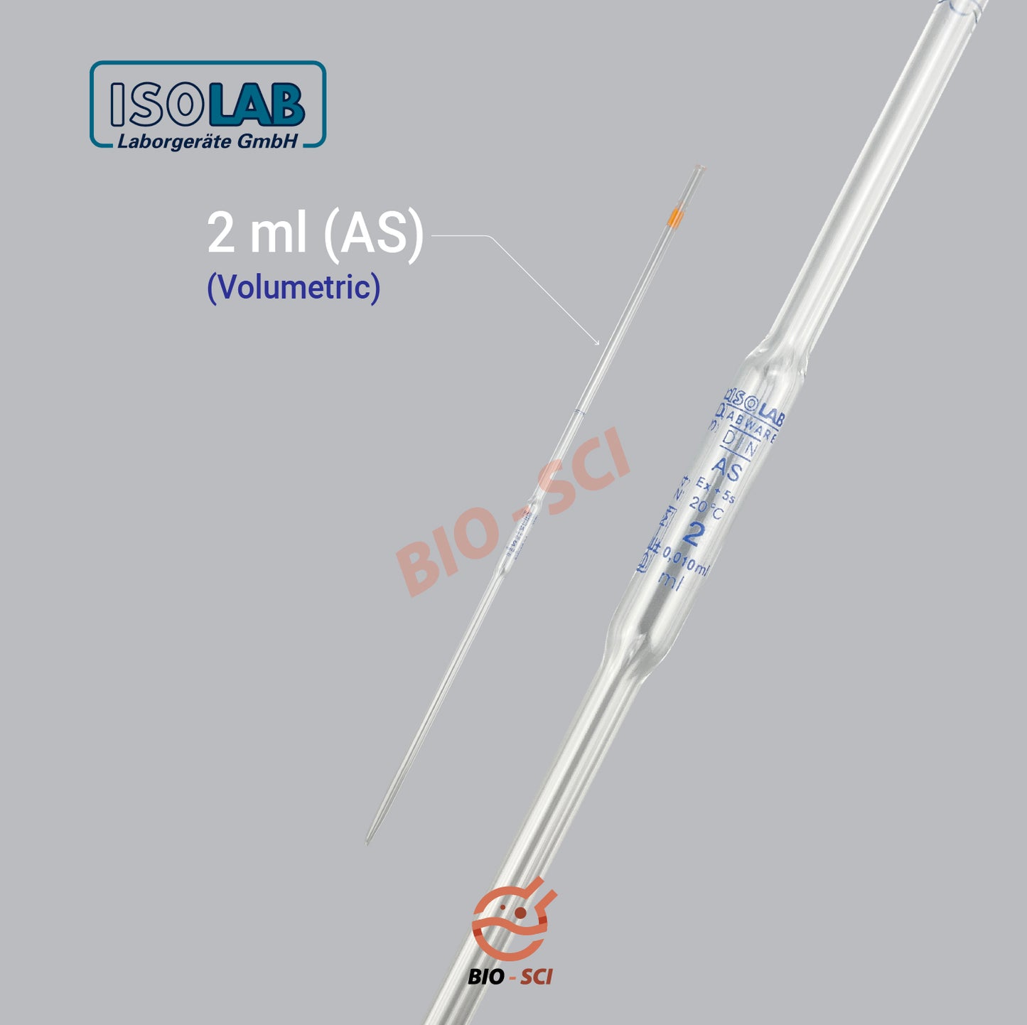 Measuring Pippette Volumetric/Graduated (ISOLAB)