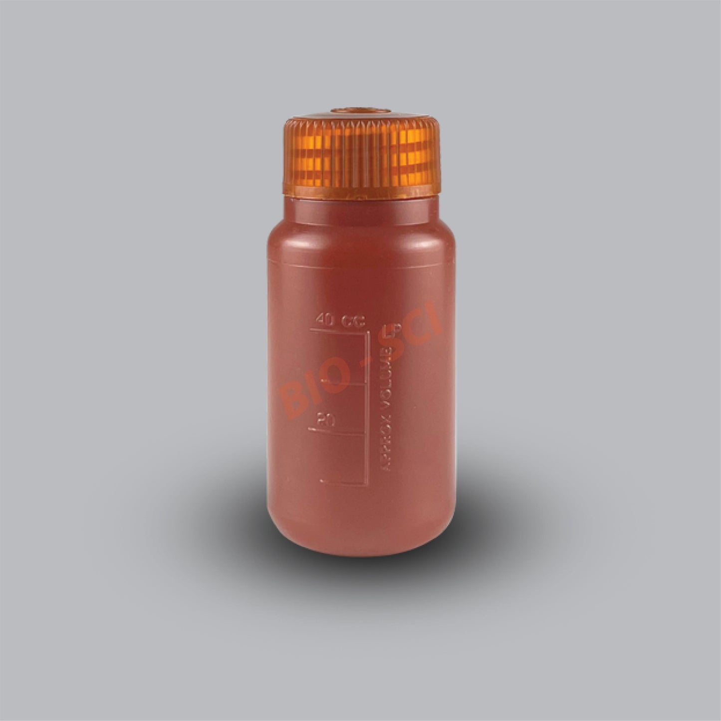 Wide Mouth Bottle (HDPE, Amber)