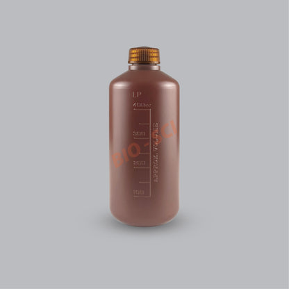 Narrow Mouth Bottle (HDPE, Amber)