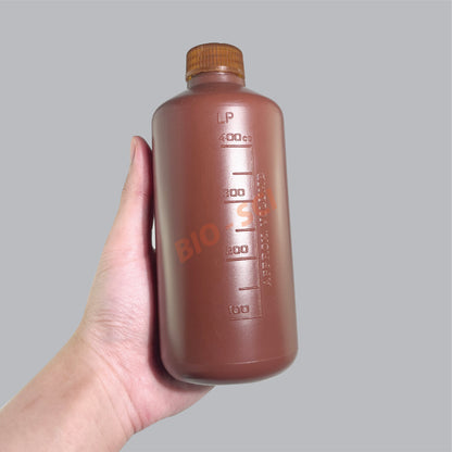 Narrow Mouth Bottle (HDPE, Amber)